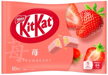KitKat Mini o smaku truskawkowym - Otona no Amasa Strawberry - 10 sztuk 113g Nestlé