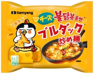 Ramyun Buldak o smaku ostrego kurczaka z serem ostry 140G Samyang