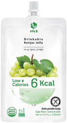 Drinkable Konjac Jelly Winogrono - saszetka z galaretką 150ml Jelly B