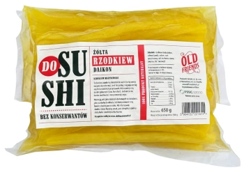 Rzodkiew daikon marynowana do sushi 650g pasteryzowana Old Friends