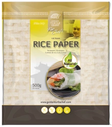 Papier ryżowy kwadratowy 19cm, 500g Golden Turtle