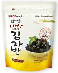 Chipsy z alg nori o smaku BBQ 50g Sempio