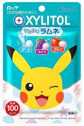 Cukierki Pokemon Xylitol Fruits Ramune 32g Lotte