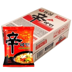 Zupa instant Shin Ramyun, ostra 20 x 120g Nongshim - #1 w Korei!