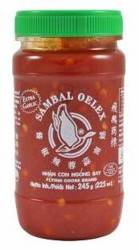 Sambal Oelek chili 64% z dodatkiem czosnku 225ml Flying Goose