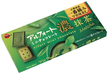 Herbatniki z czekoladą Alfort Mini Rich Kyoto Uji-Matcha 60G Bourbon