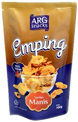 Chipsy, przekąska Emping Manis z melinjo 100g ARG Snacks