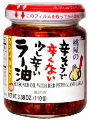 Olej La-Yu z chili, smażonym czosnkiem i cebulą 110G Momoya