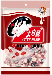 Cukierki mleczne o smaku czerwonej fasoli 200G White Rabbit