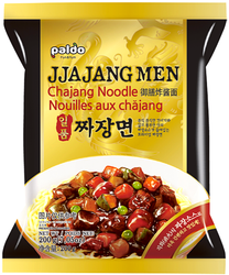 Jjajang Men, makaron z sosem z czarnej fasoli, łagodny 200g - Paldo