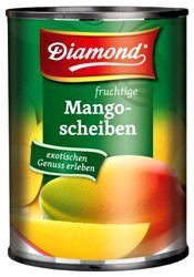 Mango, połówki w syropie 425g Diamond