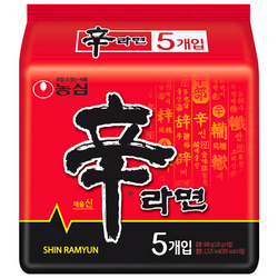 Zupa instant Shin Ramyun, ostra 5x120g Nongshim - #1 w Korei!