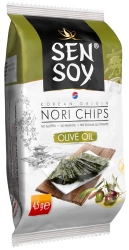 Chipsy z alg nori Olive Oil 4,5g Sen Soy