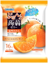 Purunto Konjac Onshu Mikan Jelly Orange 120g Orihiro