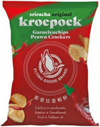 Chipsy krewetkowe Sriracha 80g Flying Goose