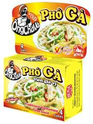 Kostki bulionowe PHO GA o smaku kurczaka 75g Ong Chava