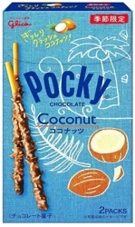 Pocky Almond Crush Coconut, paluszki wiórkami kokosowymi 44,2G Glico