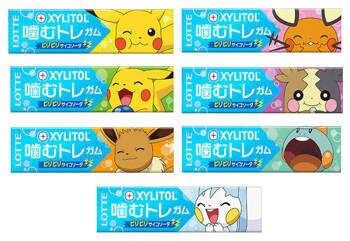 Guma Pokemon Xylitol Biri-Biri Saiko Soda 30g Lotte