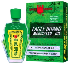 Olejek mentolowy do wcierania na bóle mięśni chłodzący 24ml Eagle Brand