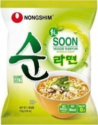 Soon Veggie Ramyun, Zupa lekko pikantna 112g Nongshim