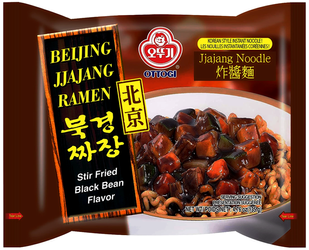Makaron Beijing Jjajang Ramen z sosem z czarnej fasoli 135G Ottogi
