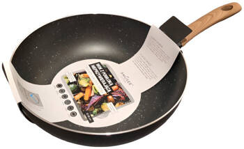 Wok płaski z powłoką nieprzywierającą 28CM Smukee
