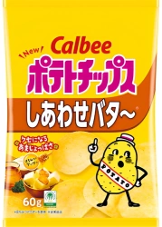 Chipsy Shiawase Honey & Butter smak maślany z miodem 55G Calbee