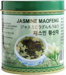 Herbata zielona jaśminowa Green Tea Jasmin Mao Feng puszka 30G Golden Turtle