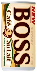 Kawa BOSS Cafe Au Lait mleczna 185ml Suntory