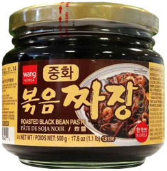 Pasta z czarnej fasoli, chunjang 500g Wang Korea