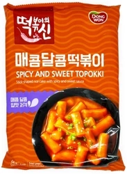 Kluski ryżowe Spicy And Sweet Topokki 240g Dongwon