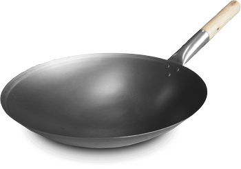 Wok stalowy z okrągłym dnem śr. 38cm-15 cali Shine Farm