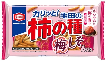 Przekąska ryżowa No Kaikinotane Ume&Shiso 180g (6 x 30g) Kameda