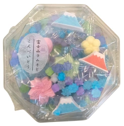 Ręcznie robione cukierki z Kyoto - Ramune to Konpeito - Mt.Fuji 71G Kyoto-Marun