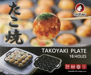 Żeliwna patelnia do Takoyaki 16 otworów Otafuku