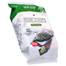 Chipsy z alg nori Wasabi 4,5g Sen Soy