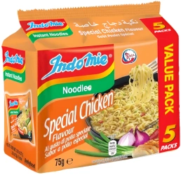 Zupka instant z makaronem o smaku kurczaka 5x75g Indomie