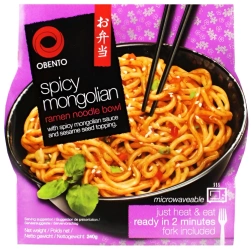 Danie instant udon Spicy Mongolian Bowl 240G Obento
