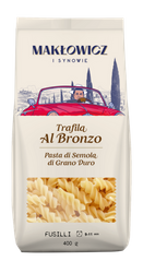 Makaron Trafila Al Bronzo Fusilli 400g Makłowicz i Synowie