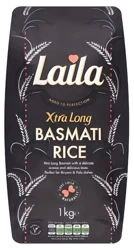 Ryż biały Basmati Extra Long 1kg Laila