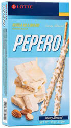 Paluszki Pepero Snowy Almond 32g LOTTE