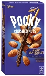 Pocky Crushed Nuts Almond Milk, paluszki z migdałami 25G Glico