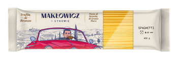 Makaron Trafila Al Bronzo Spaghetti 400g Makłowicz i Synowie