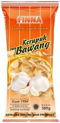 Chipsy, prażynki czosnkowe do smażenia Krupuk Bawang 380g Finna