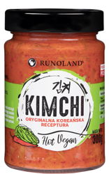 Kimchi Vegan ostre, pasteryzowane 300g Runoland