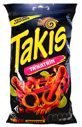 Chipsy Takis Ta'Katrin - wołowina chili limonka - bardzo ostre 90g Barcel