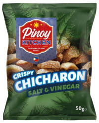 Chrupki Chicharoni o smaku soli i octu 50g Pinoy Kitchen