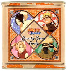 Cukierki Naruto Crunchy Chewy Candy Mix owocowe 120G Hachiko