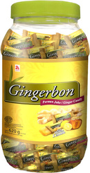 Cukierki imbirowe Ginger Honey Lemon Bonbons - miękkie 620g Gingerbon