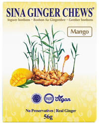 Cukierki imbirowe mango 56g Sina